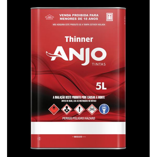 Thinner Automotivo 2900 Anjo 5l