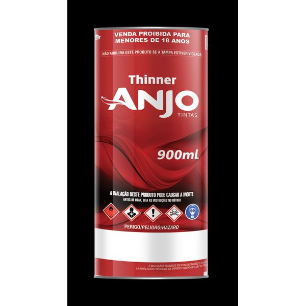 Thinner Automotivo 2900 Anjo 0,9l