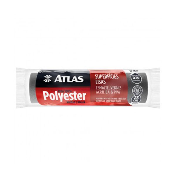 Rolo Espuma Resist Solvente 23cm Atlas 406/23