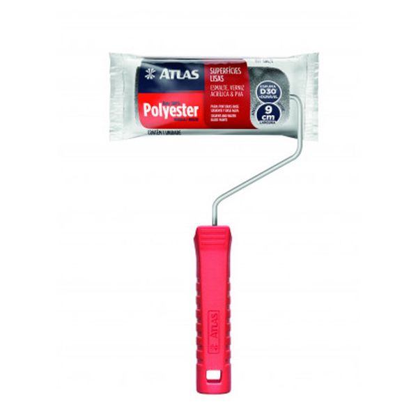 Rolo Espuma Resist Solvente 09cm Atlas 406/9