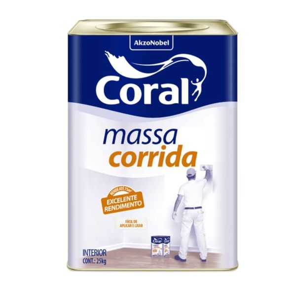 Massa Corrida Coral 25kg