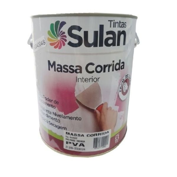 Massa Corrida Sulan 5,5 kg