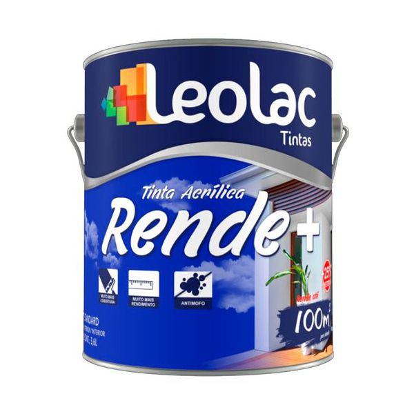 Acrílico Fosco Rende Mais 3,6L Leolac