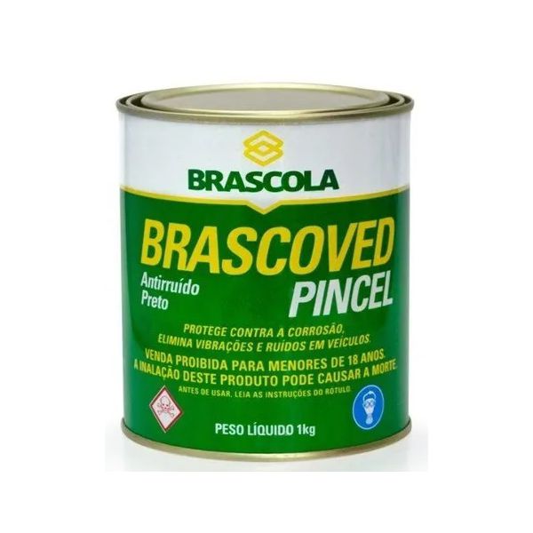 Preto Brascoved Pincel Anti-ruido 1kg Brascola 