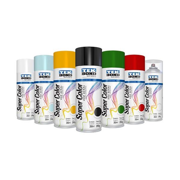 Super Color Spray Brilhante 350ML Tekbond 
