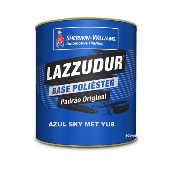 Azul Sky Met 900 ml Lazzudur 