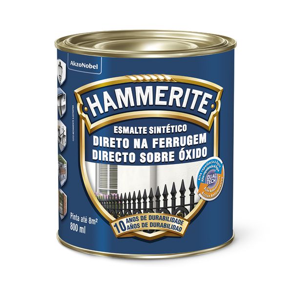 Esmalte Sintético Hammerite Brilhante 800ml 