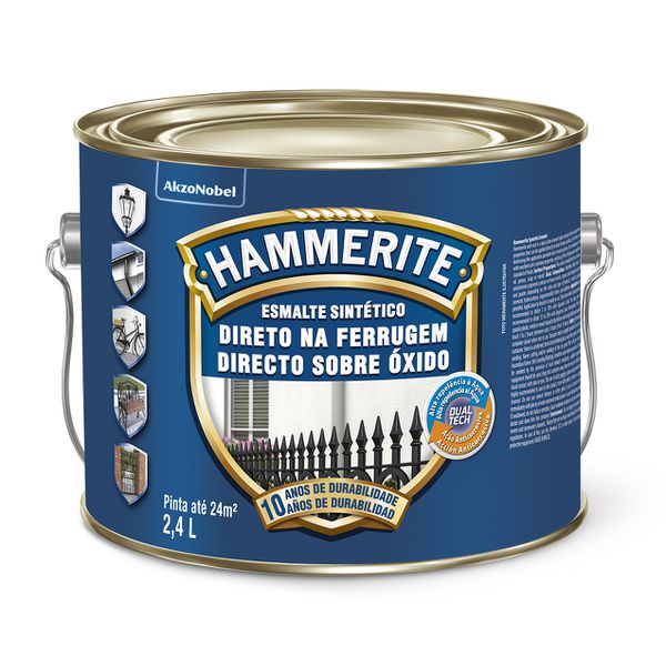 Esmalte Sintetico Hammerite Brilhante 2,4L 