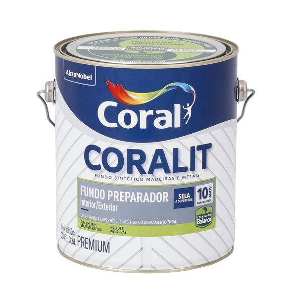 Fundo Preparador Coralit Zero 3,6l