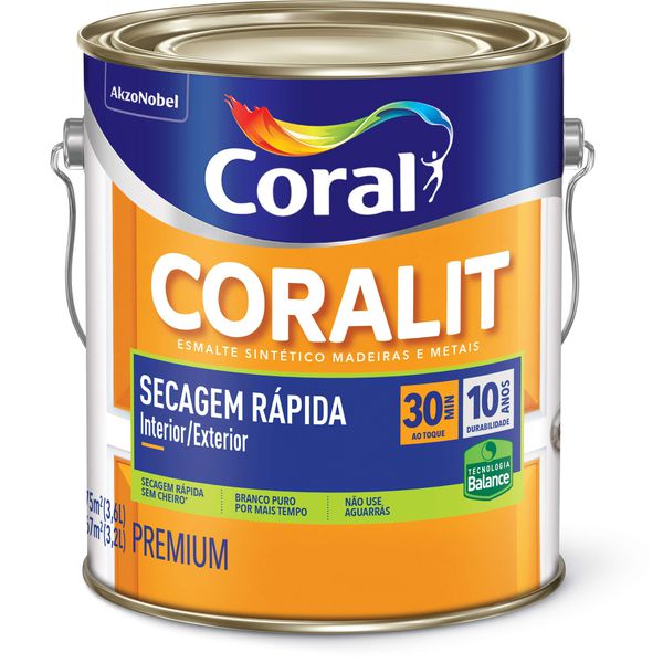 CORALIT SECAGEM RÁPIDA BALANCE ACET BASE P 3,2L