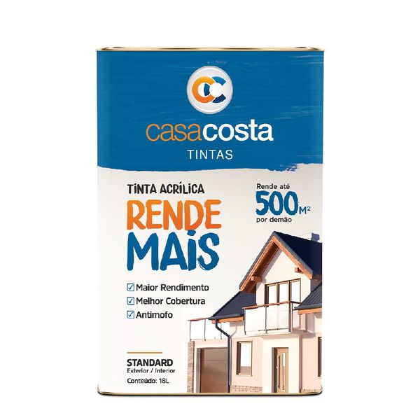 Acrílico Fosco Rende Mais Casa Costa 18L