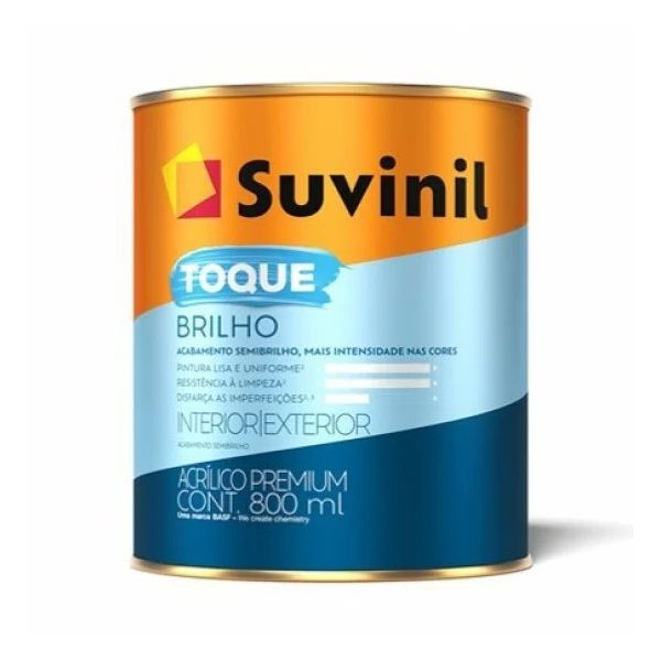 Tinta Acrílica Toque de Luz Semibrilho Base A2 Suvinil 800ml 