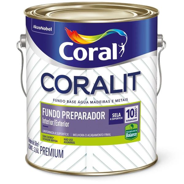 Fundo Preparador Coralit Zero 900ml