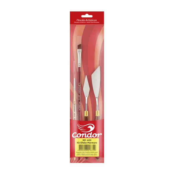 KIT EFEITO MARMORE 4 PCS 4490 CONDOR