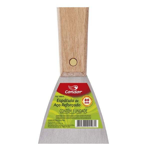 ESPATULA ACO REFORCADO 8CM 868 CONDOR