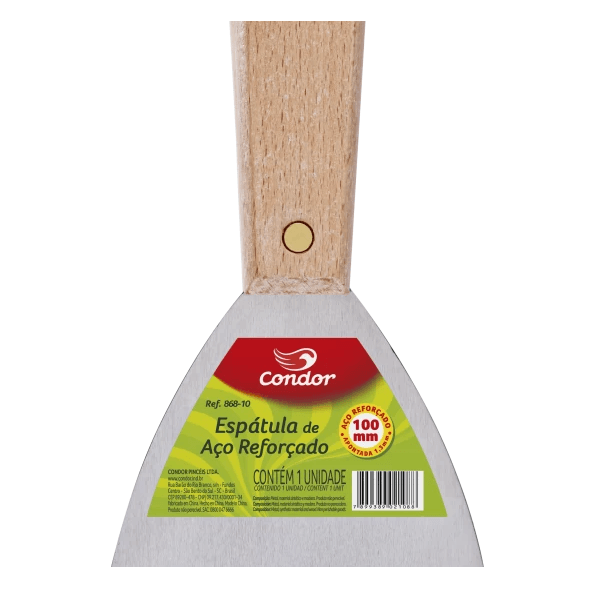 ESPATULA ACO REFORCADO 10CM 868 CONDOR