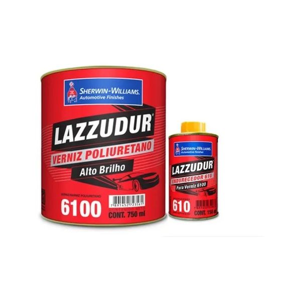 KIT VERNIZ PU 6100 LAZZURIL 0,9L