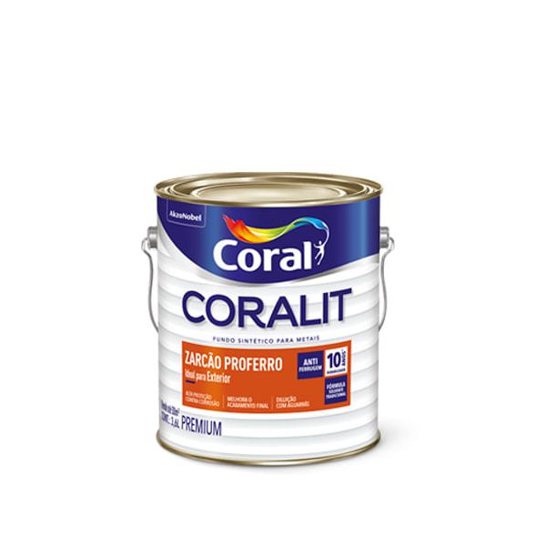 FUNDO ZARCÃO LARANJA 3,6L CORAL
