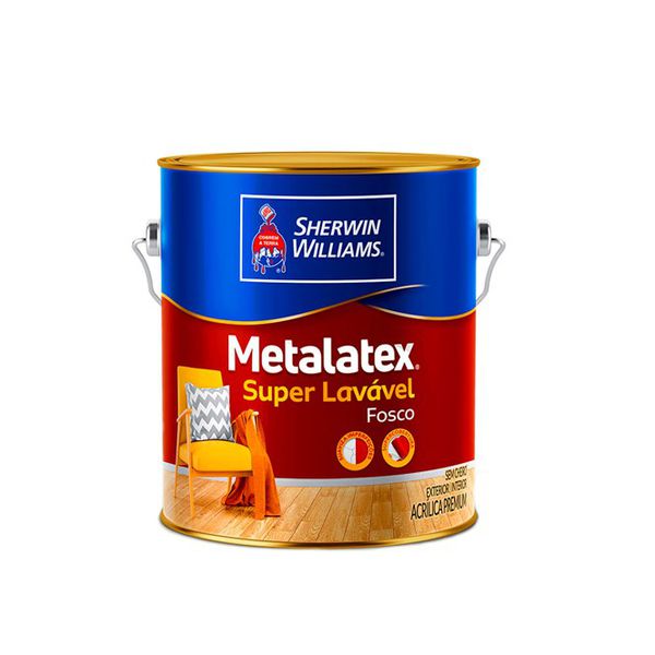 TINTA ACRÍLICO FOSCO METALATEX 3,6L SHERWIN WILLIAMS