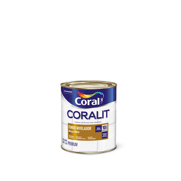 FUNDO NIVELADOR SINTÉTICO BRANCO FOSCO 0,9L CORAL