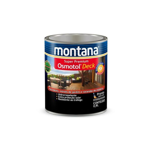 VERNIZ OSMOTOL DECK INCOLOR BRILHANTE 0,9L MONTANA