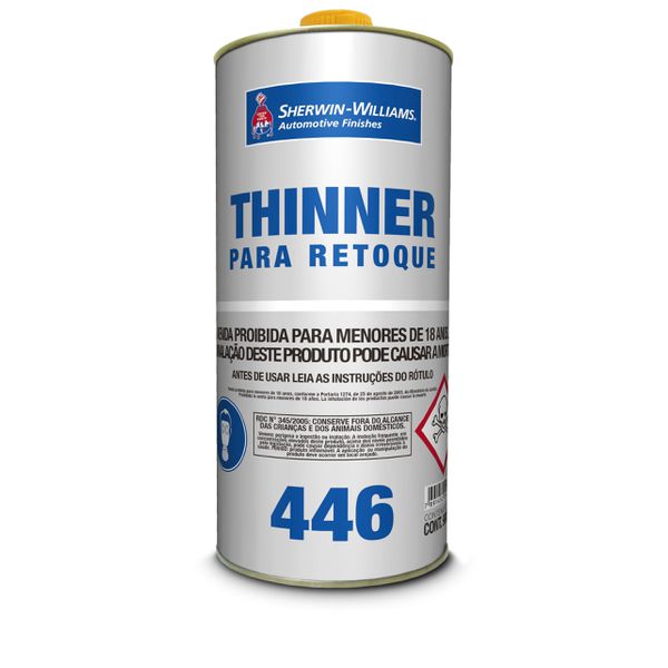 THINNER PARA RETOQUE 446 0,9L LAZZUDUR 
