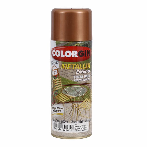 COLORGIN METALLIK EXTERIOR COBRE 65