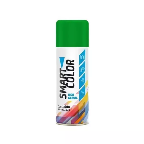SPRAY USO GERAL BRILHANTE VERDE SMART COLOR 