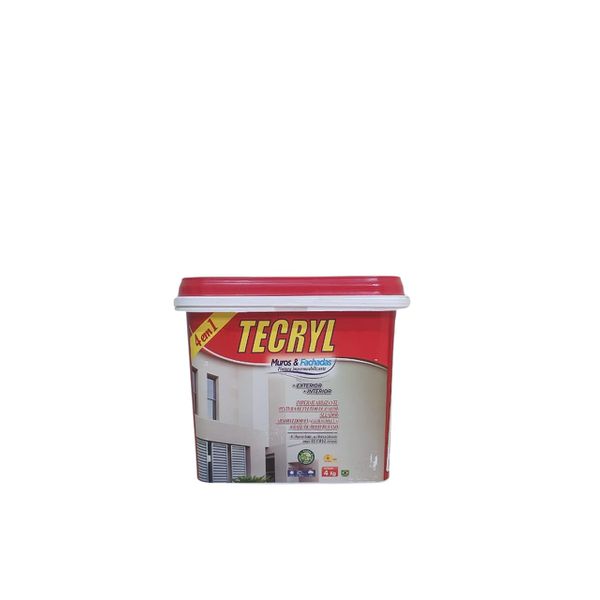 IMPERMEABILIZANTE TECRYL PARA MUROS E FACHADAS BRANCO 4KG