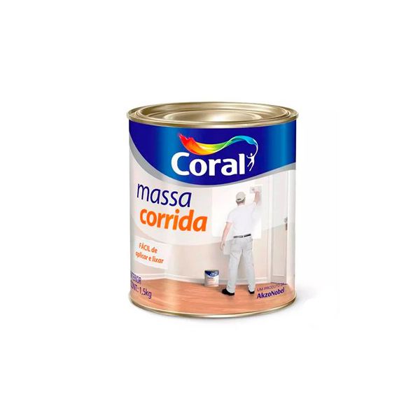 MASSA CORRIDA 1,5KG CORAL