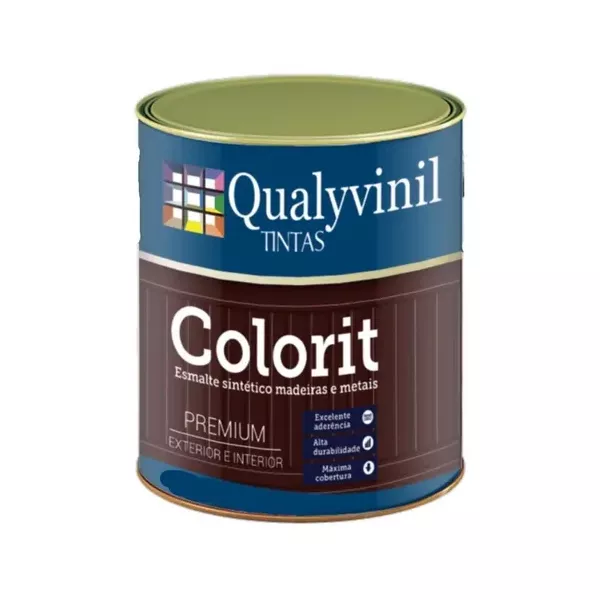 ESMALTE SINTÉTICO FOSCO COLORIT PREMIUM 0,9L QUALYVINIL