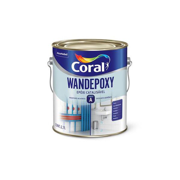  EPÓXI BASE SOLVENTE CINZA BRILHANTE 2,7L WANDEPOXY (COMPONENTE A)