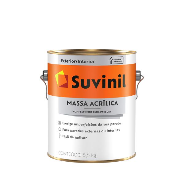 MASSA ACRILICA 5,5KG SUVINIL