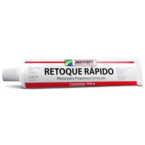 MASSA RETOQUE RÁPIDO 200G MAXI RUBBER