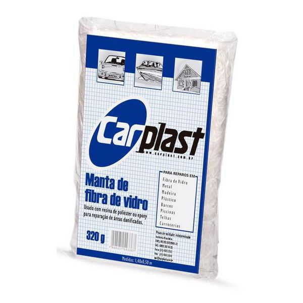 MANTA FIBRA VIDRO 1,40 X 0,50 M CARPLAST