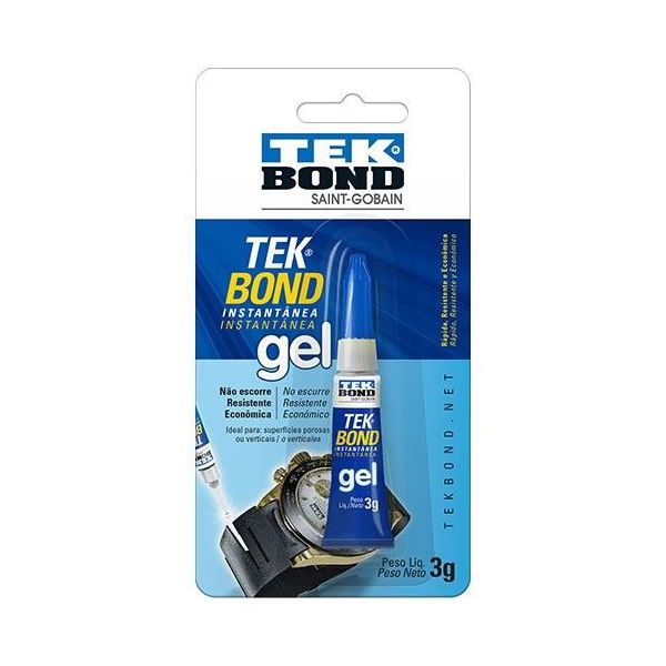 COLA INSTANTANEA GEL 3G BLISTER TEK BOND