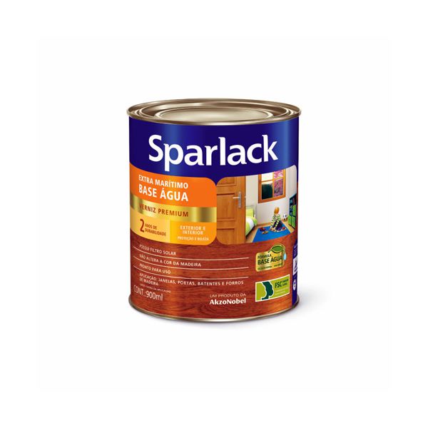 VERNIZ MARITIMO BRILHANTE INCOLOR 0,9L BASE AGUA SPARLACK