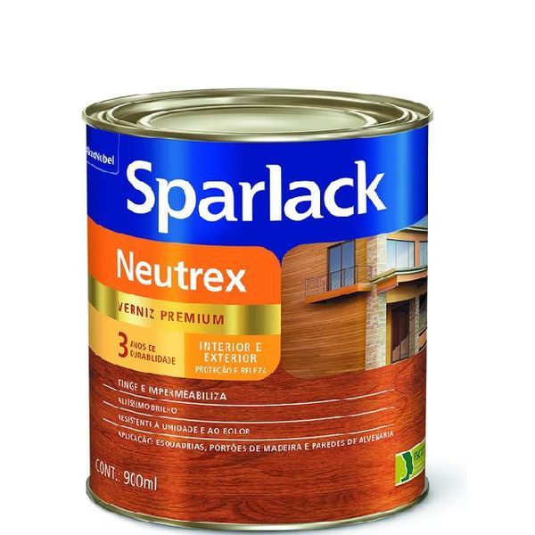 VERNIZ NEUTREX BRILHANTE IMBUIA 0,9L SPARLACK