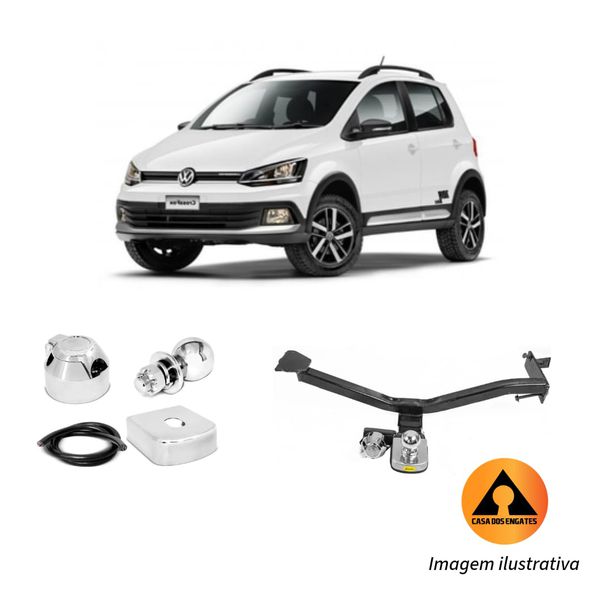 Engate Reboque Fixo VW Fox / CrossFox 2003-2022 700KG