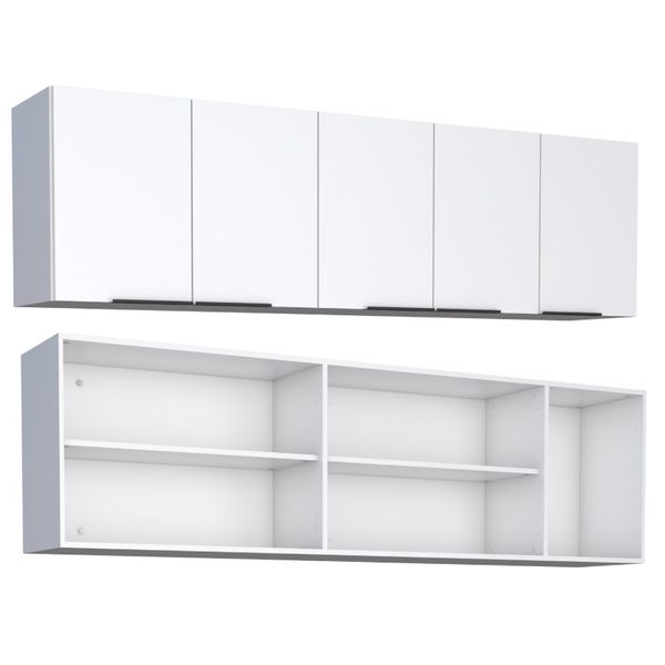 ARMARIO AEREO COZIMAX MAD CISNE 2,00M BRANCO - COZIMAX