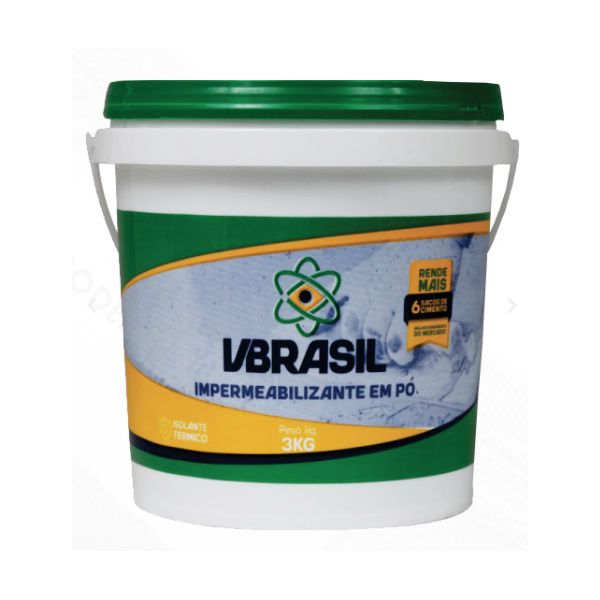 VBRASIL IMPERMEABILIZANTE EM PO 3 KG - VBRASIL