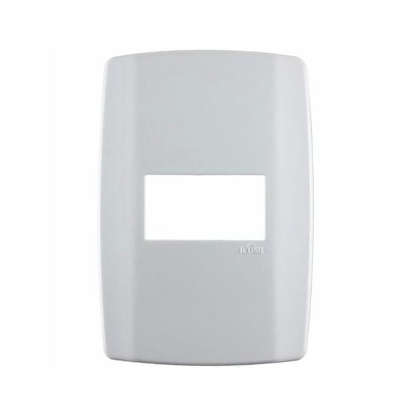 Ilumi Slim Placa 4X2 1P Horizontal c/ Suporte Branco
