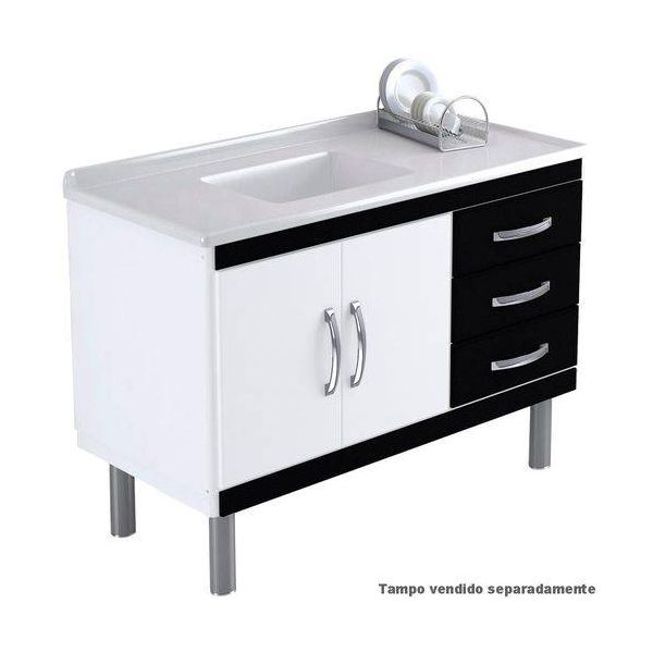 GABINETE COZ AJ RORATO MAD MUNIQUE 116,2CM TEXTURA PRETO