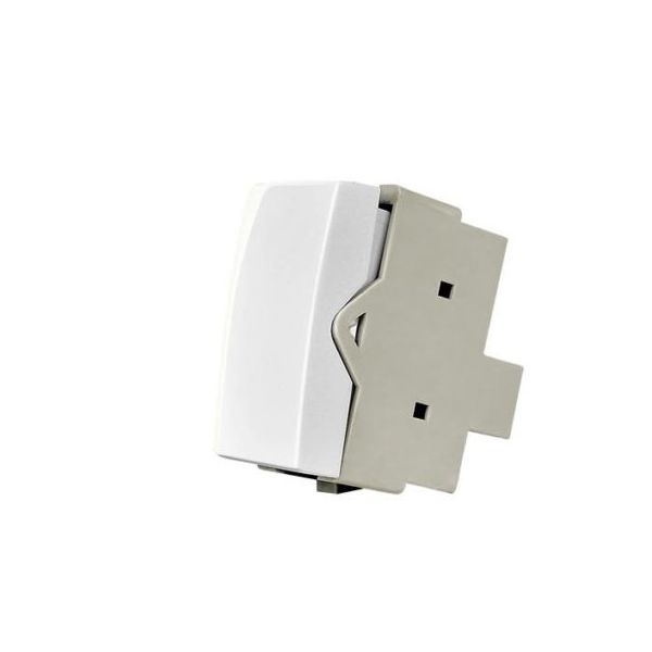 Sleek Branco Módulo Interruptor Intermediário 10A - Margirius