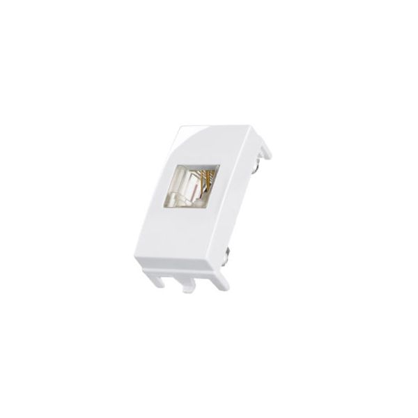 Sleek Branco Módulo Tomada Telefone RJ11 - Margirius