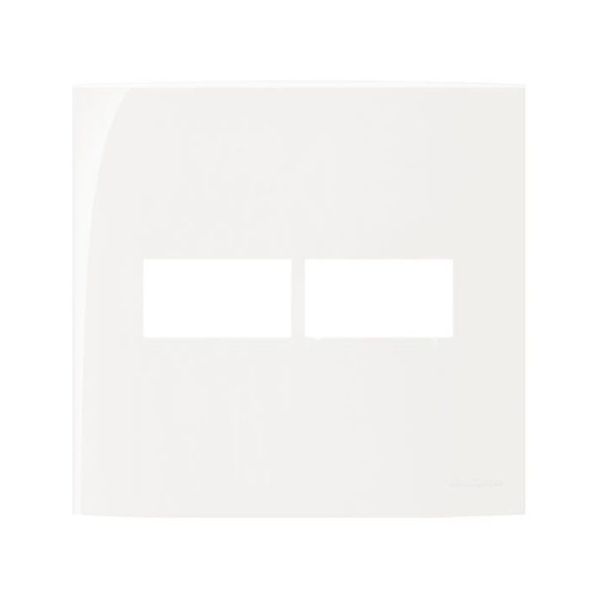Sleek Branco Placa 4x4 2 Postos Sem Suporte - Margirius