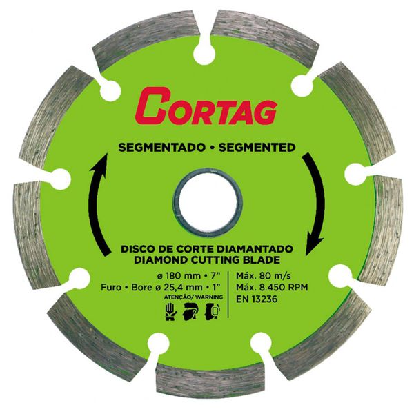 Disco Diamantado 7 Segmentado - Cortag