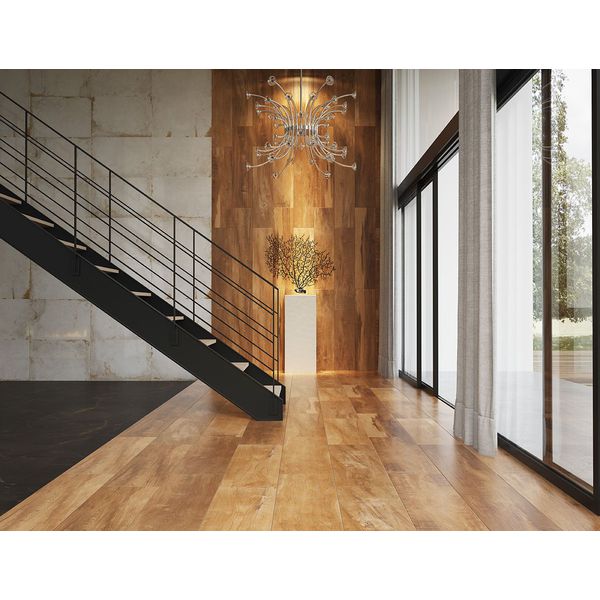 Porcelanato Ceusa 8346 Canela 20,2x86,5 cm | Casa Fácil Materiais