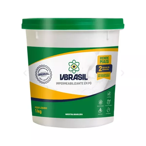 IMPERMEABILIZANTE EM PO 1 KG - VBRASIL 