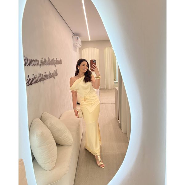 Blusa Livia Amarelo Manteiga